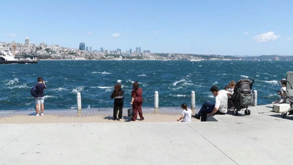 İstanbul'da fırtına!