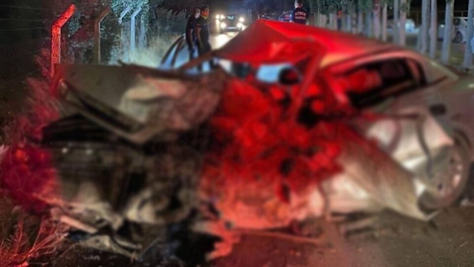 Ağaca çarpan otomobilin sürücüsü öldü