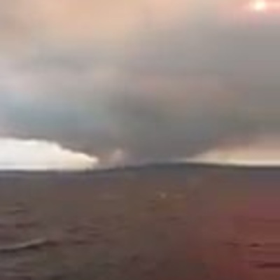 Denizden Çanakkale yangını!