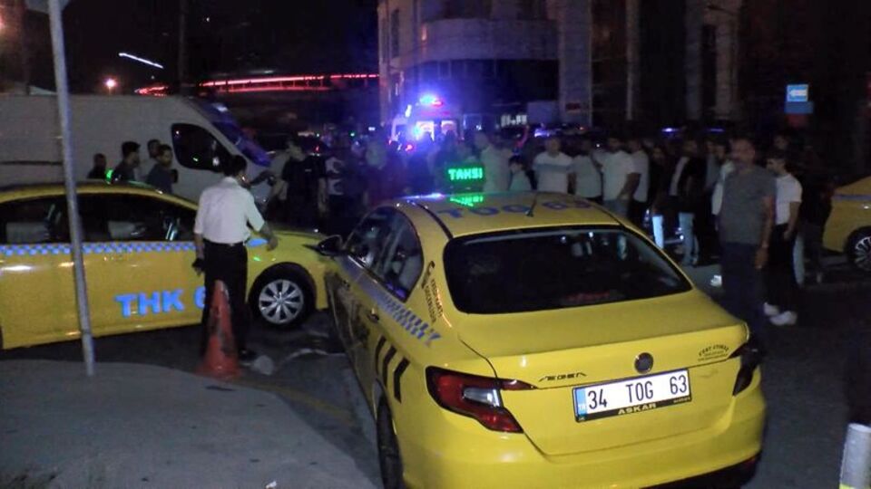Taksici silahlı saldırı kurbanı! Arkadaşları kontak kapattı!