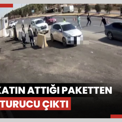 Otomobiliyle polise çarpıp kaçan avukatın attığı paketten uyuşturucu çıktı
