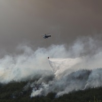 Çanakkale'de alevlerle mücadele sürüyor!