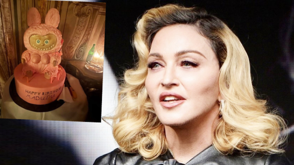 Madonna'nın Labubu'lu doğum günü pastası