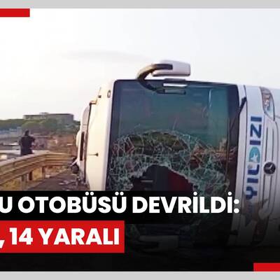 Kuzey Marmara Otoyolu'nda yolcu otobüsü devrildi: 3 ölü, 14 yaralı