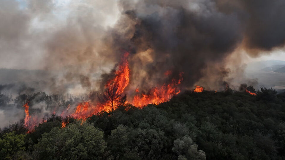 Çanakkale yangını kontrol altında