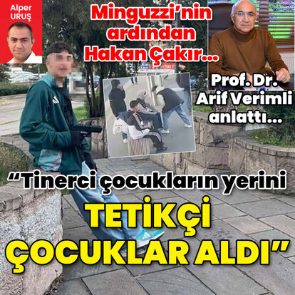2. Minguzzi olayının ardından Prof. Dr. Arif Verimli: Tinerci çocukların yerini tetikçi çocuklar aldı!