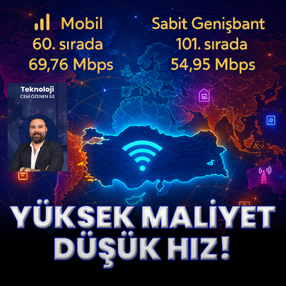 İnternette yüksek maliyet, düşük hız!