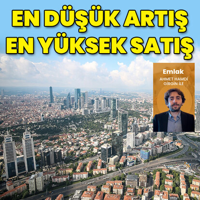 En düşük artış, en yüksek satış