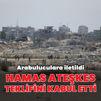 Hamas ateşkes teklifini kabul etti