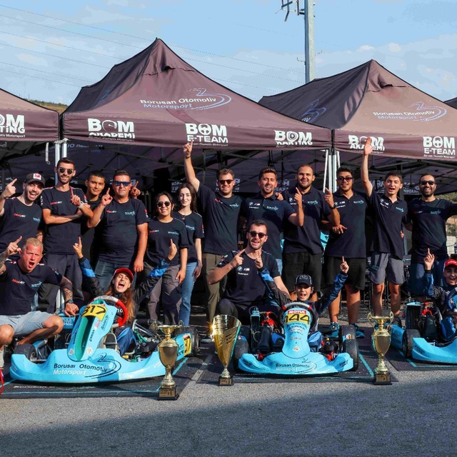 BOM Karting, MOTUL Türkiye Karting Şampiyonası'nda zirveye yerleşti