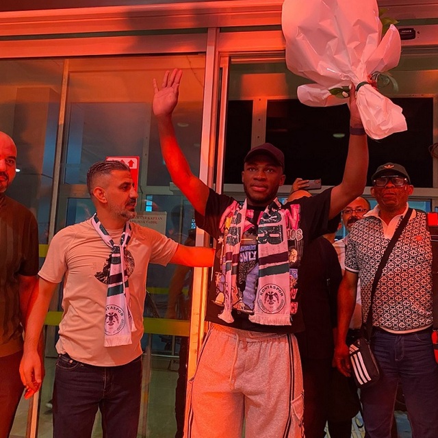 Konyaspor'un yeni transferi Muleka, Konya'da!