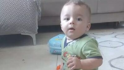 9 aylık Miran'a battaniyeli defin!