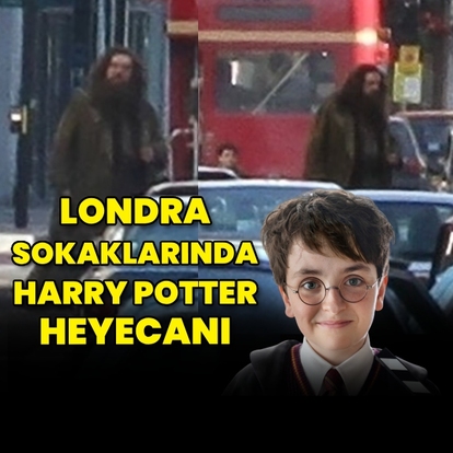 Sokakta 'Harry Potter' heyecanı