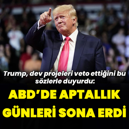 Trump'tan yenilenebilir enerji projelerine veto