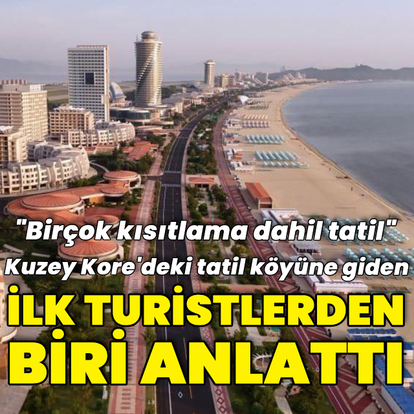 Kuzey Kore'nin sadece Rus turistlere açık tatil köyünden izlenimler