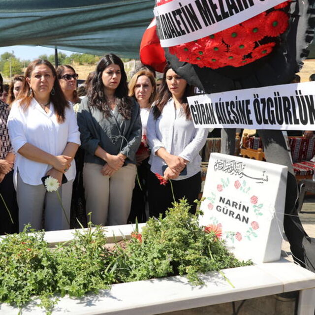 Narin acısı! Mezarı başında anıldı