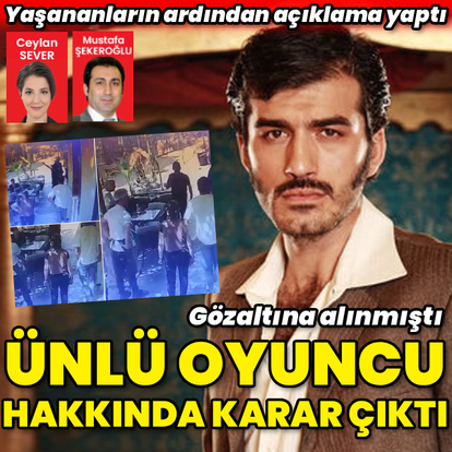 Ünlü oyuncu hakkında karar çıktı