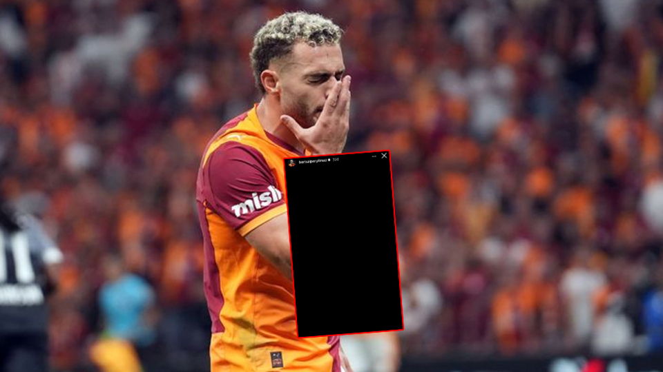 Barış Alper'den 'simsiyah' paylaşım!