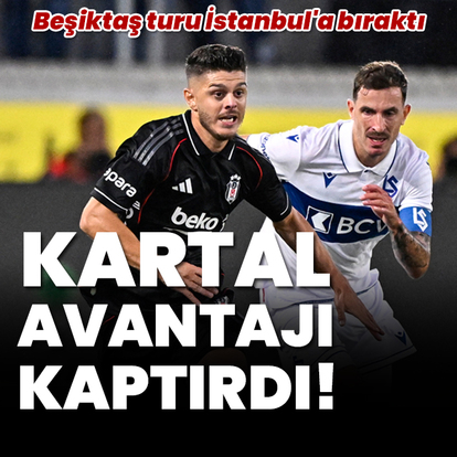 Kartal, İsviçre'de avantajı kaptırdı!