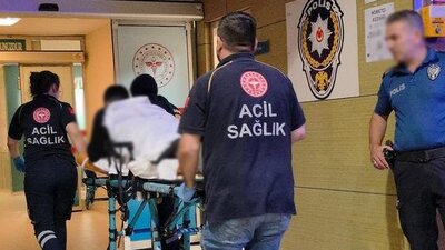 Kavgayı ayırmaya çalışan güvenlik görevlisi bıçaklandı