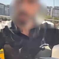 Trafikte terör estiren şahıs yakalandı