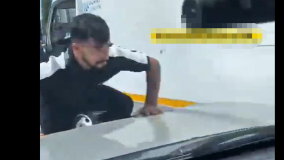 Trafikte terör estiren şahıs yakalandı