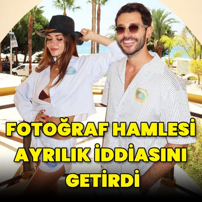 Fotoğraf hamlesi ayrılık iddiasını getirdi