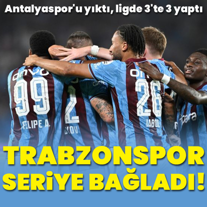 Trabzonspor seriye bağladı!