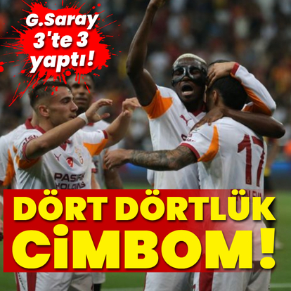 Aslan, Kayseri'de dört dörtlük!