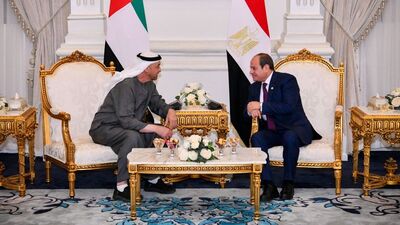 Sisi Al Nahyan ile görüştü