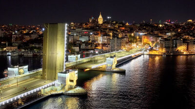 Yeni Galata Köprüsü'nde bakım onarım çalışması