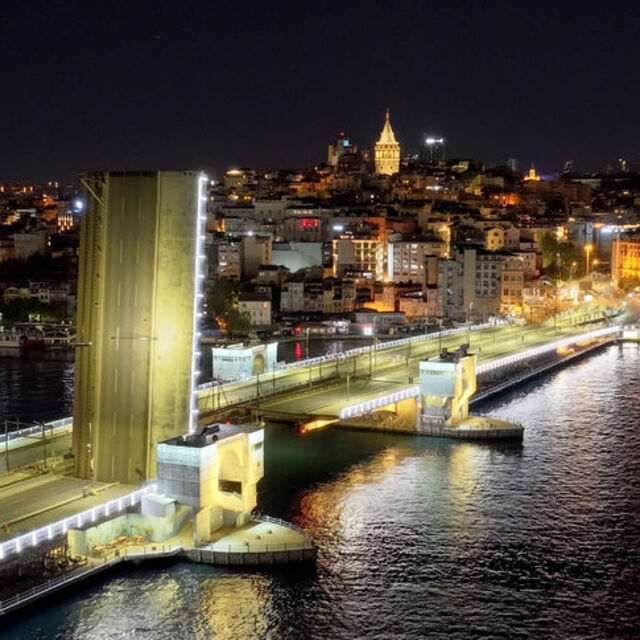 Yeni Galata Köprüsü'nde bakım onarım çalışması