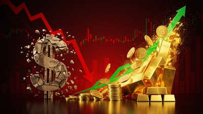 Altın yükseldi, dolar düştü