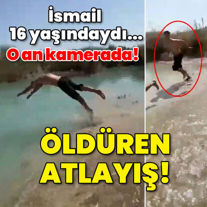 İsmail 16 yaşındaydı... O an kamerada! Öldüren atlayış!