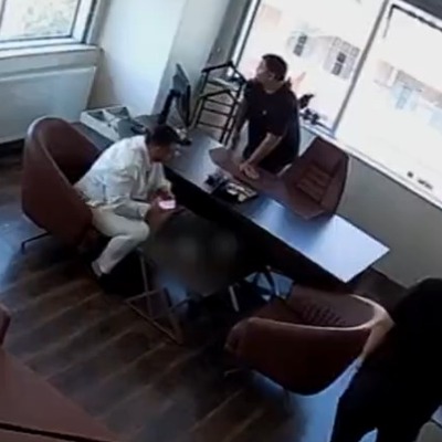 5'i birden kendini yere attı!