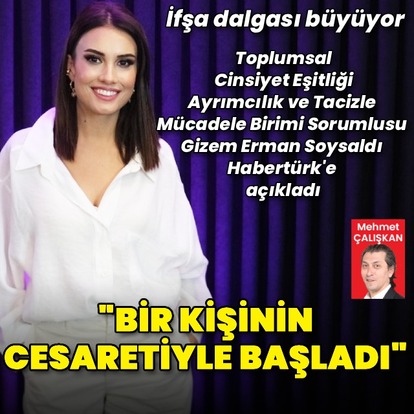 "Bir kişinin cesaretiyle başladı"