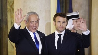 Macron'dan Netanyahu'ya mektup