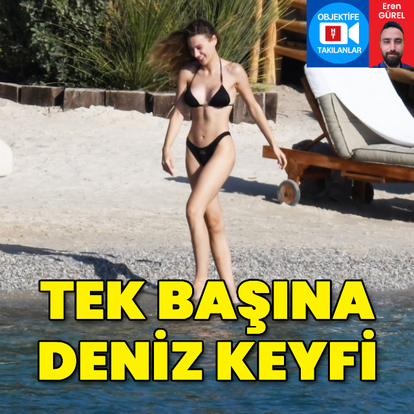 Tek başına deniz keyfi