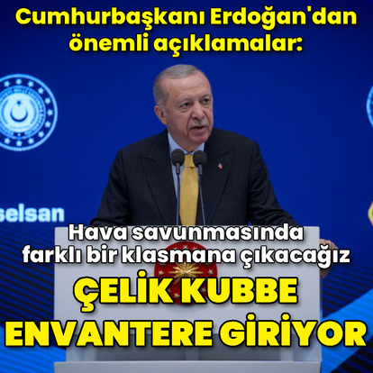 Cumhurbaşkanı Erdoğan'dan ASELSAN'da açıklamalar