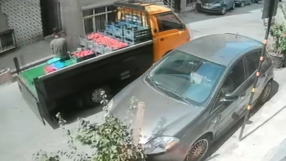 Müşterisine çarpıp kaçtı!