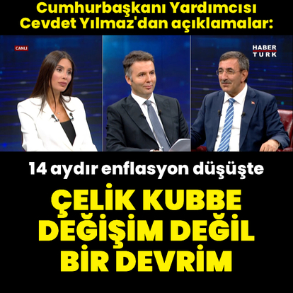 Cumhurbaşkanı Yardımcısı Yılmaz'dan açıklamalar