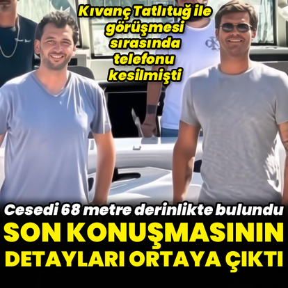 Kıvanç Tatlıtuğ'un ifadesi ortaya çıktı