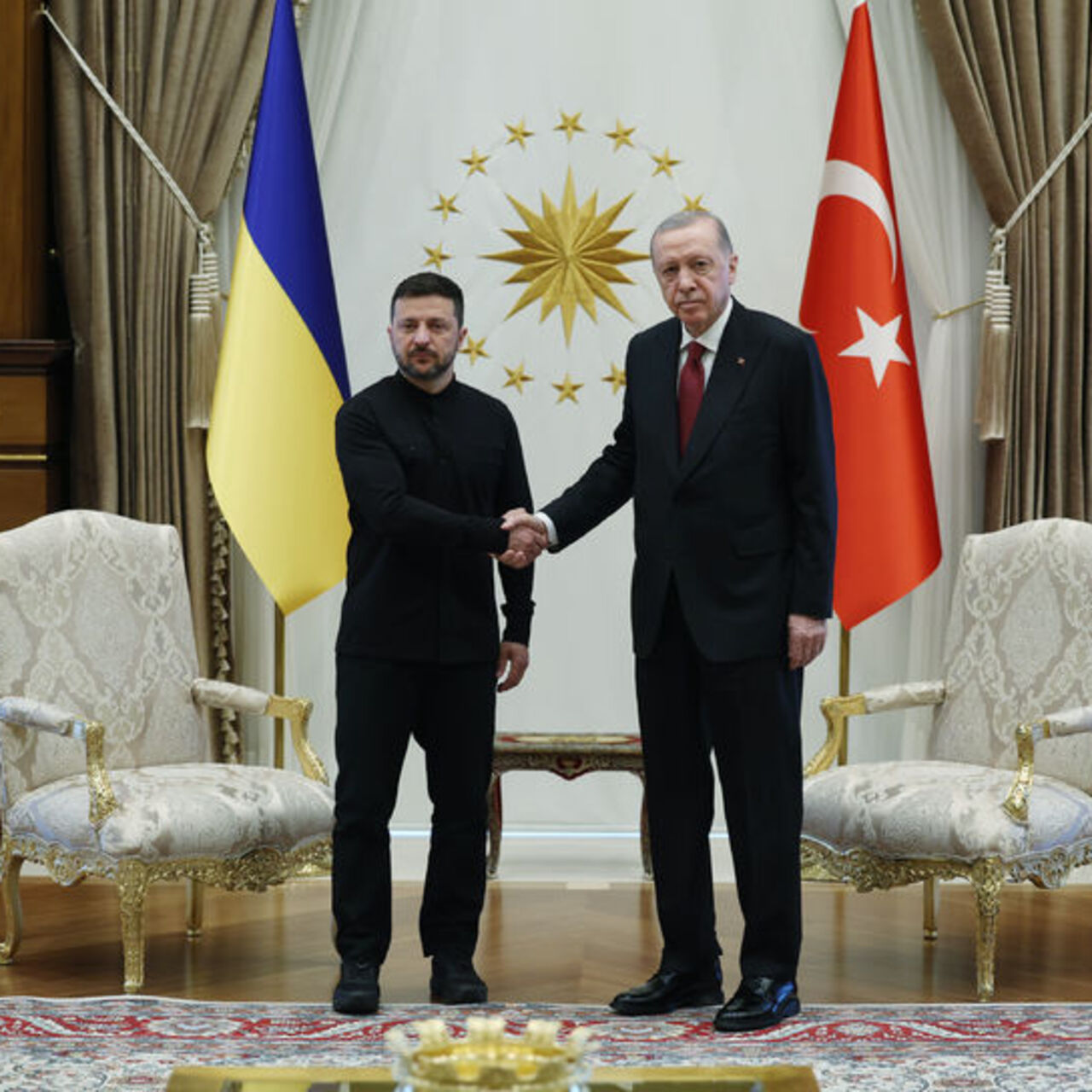 Cumhurbaşkanı Erdoğan Zelenskiy ile görüştü