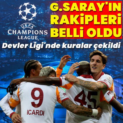 G.Saray'ın rakipleri belli oldu!
