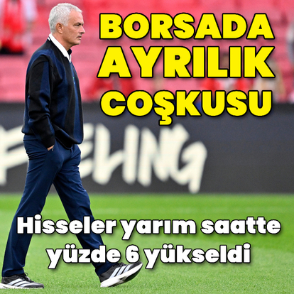 Fenerbahçe hisselerinde ayrılık yükselişi