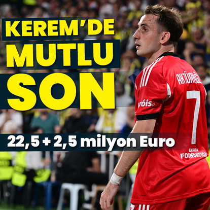 Kerem Aktürkoğlu transferinde mutlu son: Fenerbahçe anlaştı!