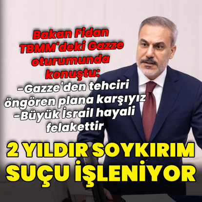 "Gazze'den tehciri öngören plana karşıyız"