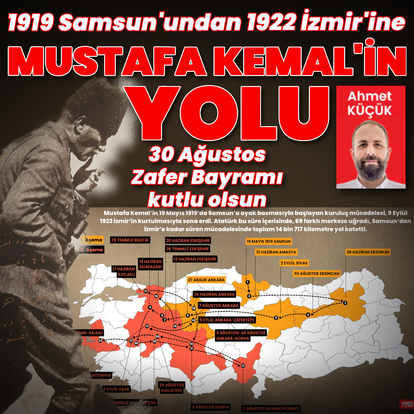 Mustafa Kemal Atatürk'ün yolu!