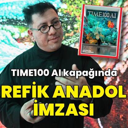 TIME100 AI kapağında Refik Anadol imzası