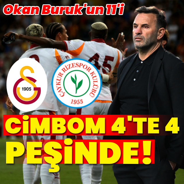 Galatasaray, Rizespor'u konuk ediyor